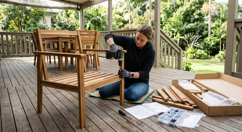 Deck Chair Assembly in Alpharetta, GA
