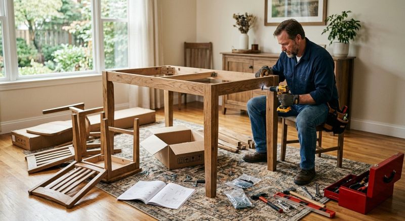 Kitchen Table Assembly in Overland Park, KS
