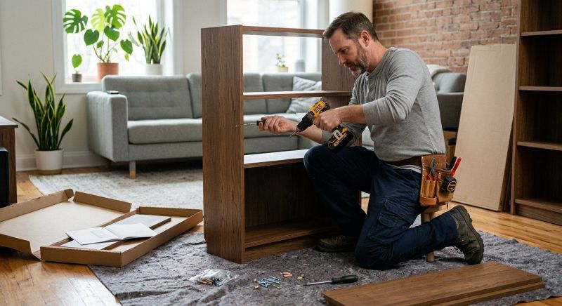 Bookshelf Assembly in Olathe, KS