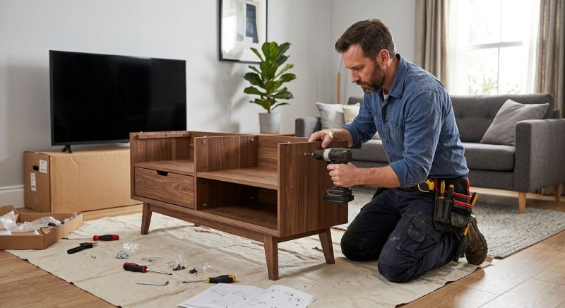 Entertainment Center Assembly in Denver County, CO