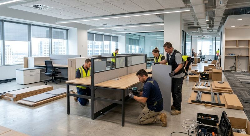 Office Desk Assembly in Overland Park, KS