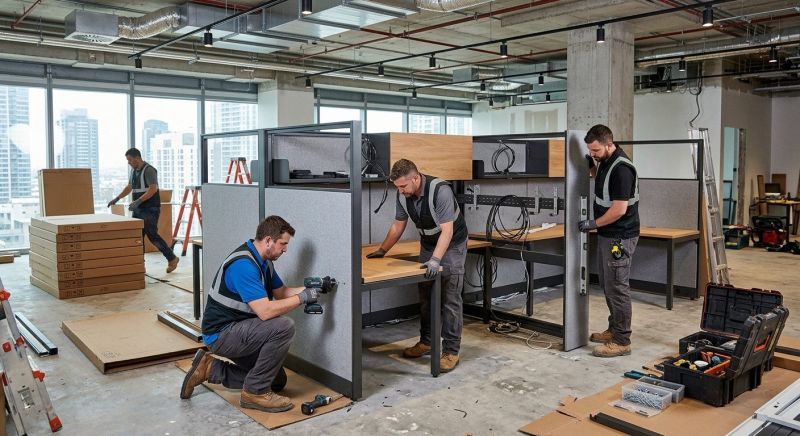 Office Desk Assembly in Olathe, KS