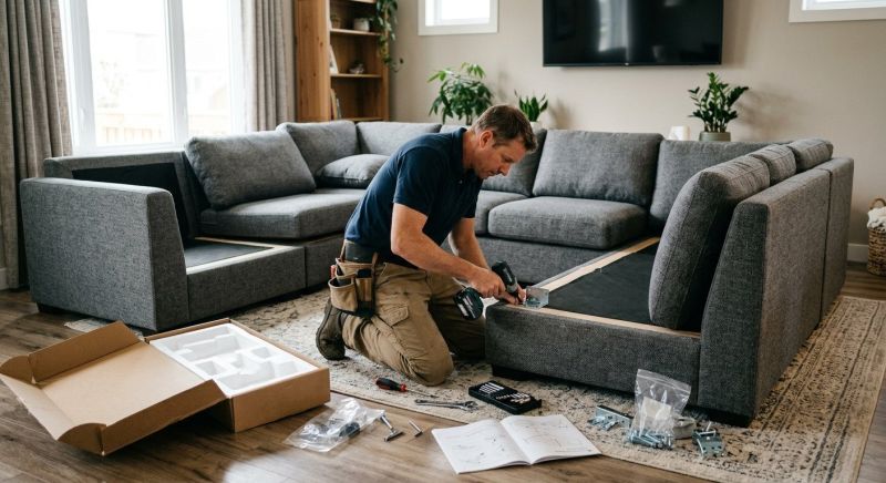 Sofa Assembly in Olathe, KS