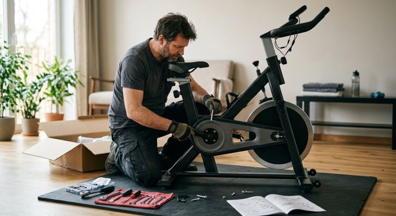 Stationary Bike Assembly in Littleton, CO