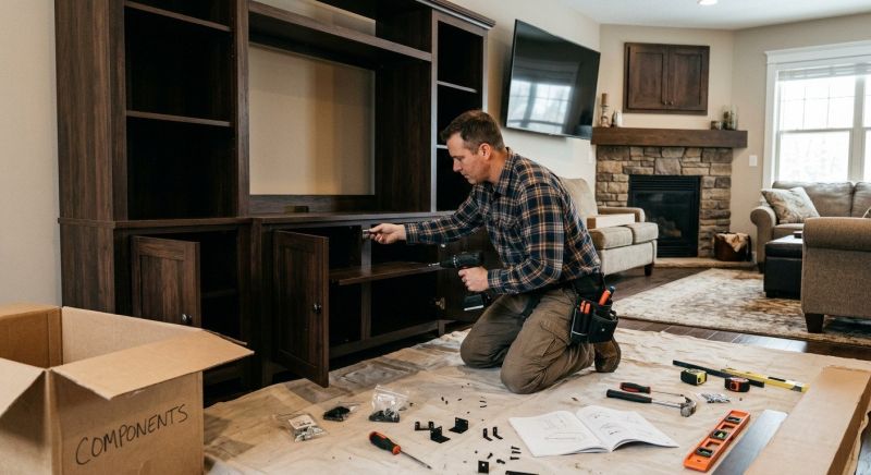 Tv Stand Assembly in Denver County, CO