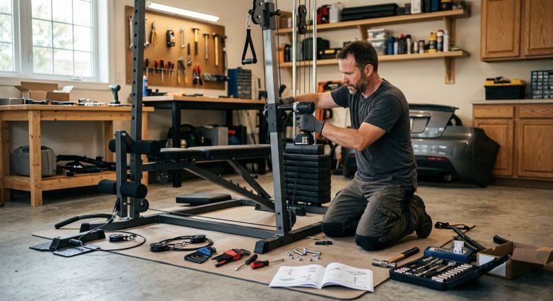 Weight Bench Assembly in Littleton, CO