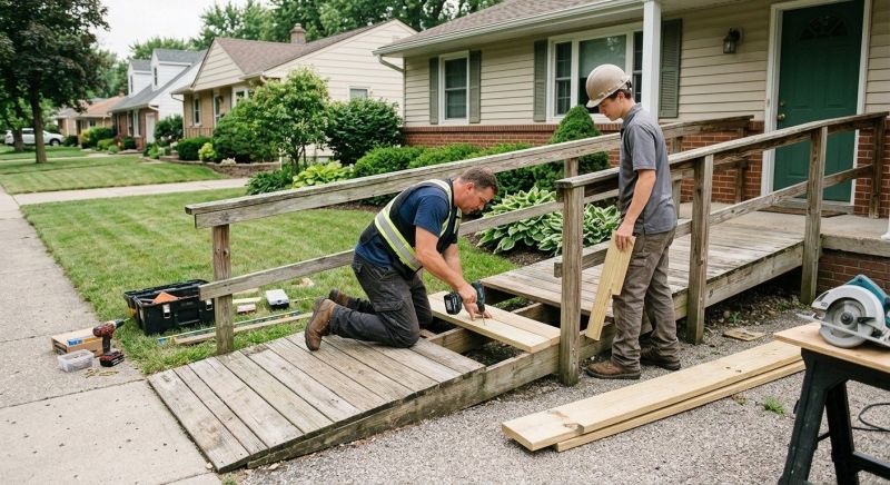Wood Ramp Repair in Denver, CO