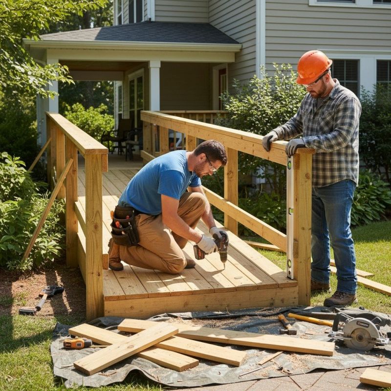 Wood Ramp Repair in Olathe, KS